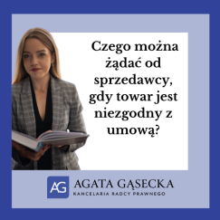 Czego można żądać od sprzedawcy, gdy towar jest niezgodny z umową?