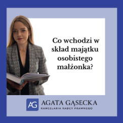 Co wchodzi w skład majątku osobistego małżonka?