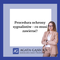 Procedura ochrony sygnalistów wzór - co musi zawierać?