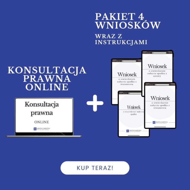 Konsultacja prawna + pakiet wniosków