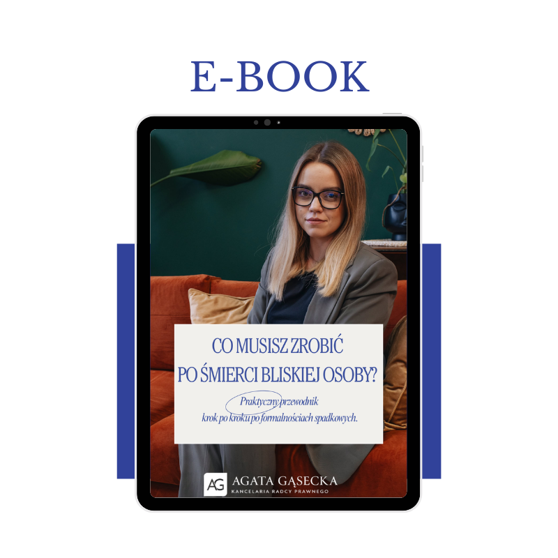 E-BOOK - Co zrobić po śmierci bliskiej osoby? - Przewodnik spadkowy